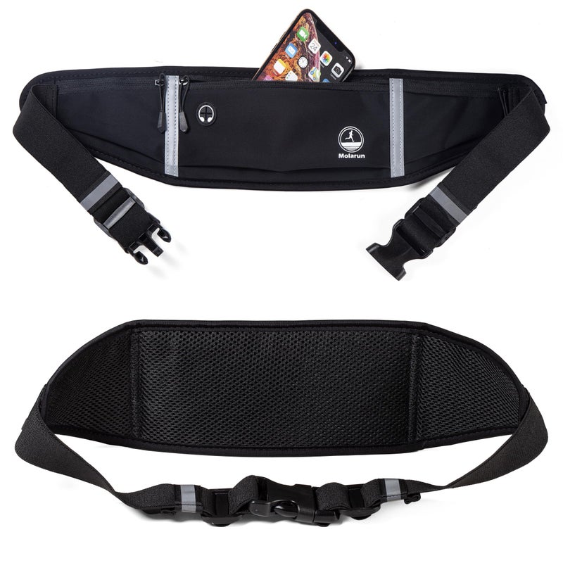 Molarun Slim Running Belt Fanny Packs for Men Women  Waist Pack Running Phone Holder Money Belt - Image 4